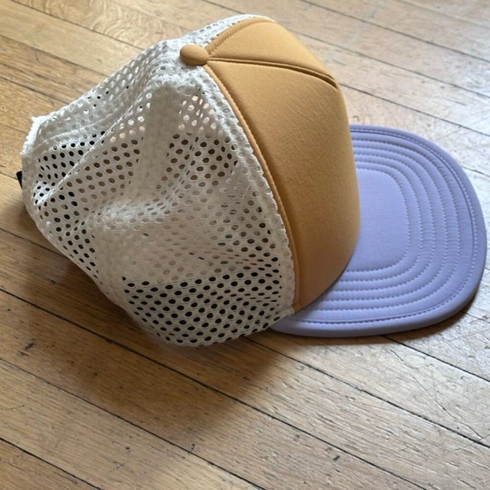 Patagonia Duckbill Trucker Hat NWOT Lavender Gold - Picture 3 of 6